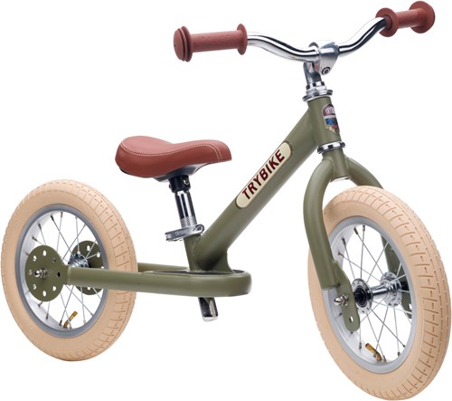Trybike draisienne Steel vert vintage - vélo deux roues