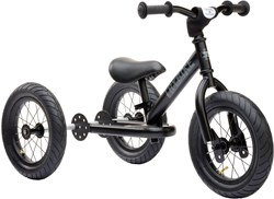 Trybike draisienne 2-en-1 acier - Noir - Vélo enfant - 12 pouces Trybike steel 2-in-1, all black edition