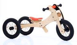 Trybike en bois Draisienne 4 en 1 Orange