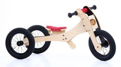 Trybike en bois Draisienne 4 en 1 Rouge