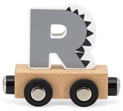 Tryco train de lettres en bois jouet - Lettre R - Magnétique - Coloré