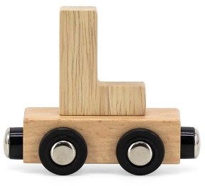 Tryco wagon train lettre en bois L - jouet magnétique pour enfants
