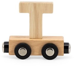 Tryco wagon de train en bois lettre T - jouet magnétique pour enfants