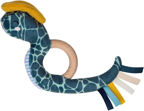 Tryco anneau de dentition en bois hochet serpent Steve - jouet bébé