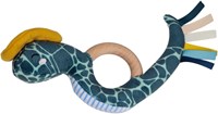 Tryco anneau de dentition en bois hochet serpent Steve - jouet bébé-2