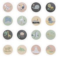 Tryco jeu de mémoire en bois jungle - jeu éducatif pour enfants-2