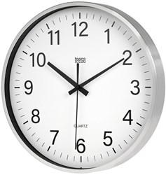 Teesa Wandklok Ø30cm zilver
