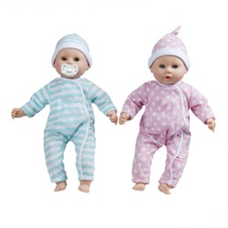 Melissa & Doug poupées bébés jumeaux Luke & Lucy - poupées pour enfants
