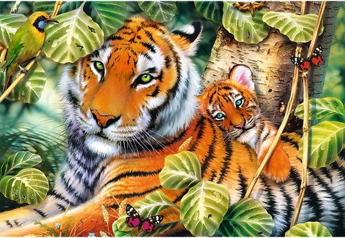Trefl Trefl 1500 - Deux tigres