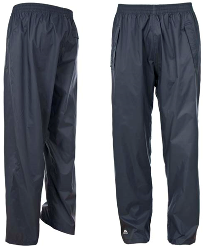 Trespass pantalon imperméable Qikpac noir outdoor taille M