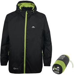 Trespass veste imperméable Qikpac bleu marine unisexe S outdoor
