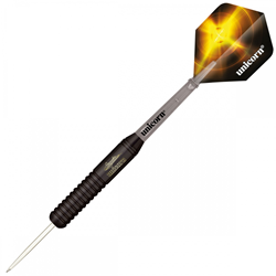 Unicorn fléchettes Gary Anderson Black Brass 26g pointe acier noir