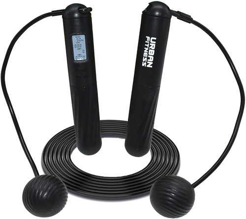 Urban Fitness corde à sauter smart - corde à sauter fitness digitale réglable