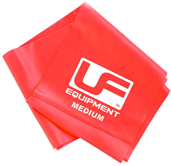 Urban Fitness bande de résistance 1,5m rouge medium élastique fitness