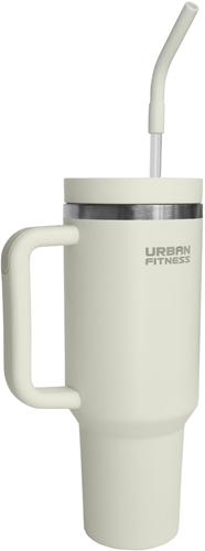 Urban Fitness gourde VitalSip V2 - acier inoxydable isolé - 1200ml - Crème