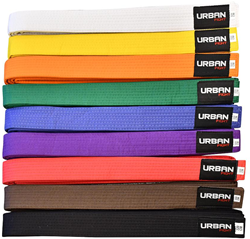Urban Fight ceinture arts martiaux rouge 320cm - bande coton combat