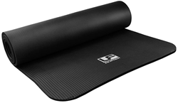 Urban Fitness tapis de fitness NBR noir 183x61cm 10mm yoga