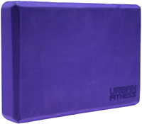 Urban Fitness bloc de yoga violet 30x20x5cm mousse EVA soutien