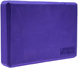 Urban Fitness bloc de yoga violet 30x20x5cm mousse EVA soutien