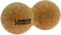 Urban Fitness balle de massage liège peanut - détente musculaire et mobilité