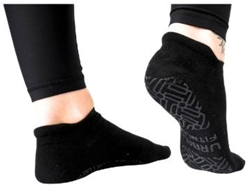 Urban Fitness chaussettes yoga pilates grip noir taille 9-11 confort