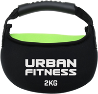 Urban Fitness kettlebell tissu 2kg - poids d'entraînement multifonctionnel