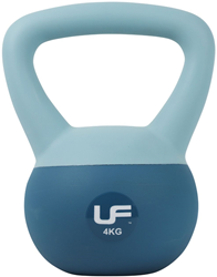 Urban Fitness kettlebell soft touch bleu 4kg pour musculation