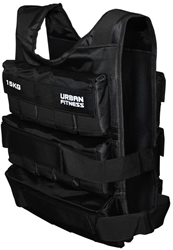Urban Fitness gilet lesté réglable accessoire de sport 15kg noir