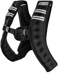 Urban Fitness gilet lesté X Shape - 5kg - accessoire sport noir