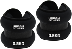 Urban Fitness poids chevilles et poignets néoprène 2 x 0,5kg fitness
