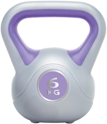 Urban Fitness Kettlebell en Vinyle Violet - 6kg