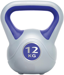 Urban Fitness Kettlebell vinyle bleu marine 12kg entraînement fitness