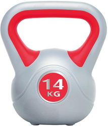 Urban Fitness Kettlebell en Vinyle Rouge - 14kg