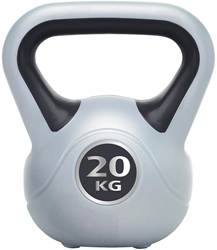 Urban Fitness Kettlebell en Vinyle Noir - 20kg