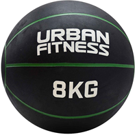 Urban Fitness ballon médicinal vert 8kg - ballon de fitness pour la musculation