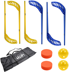 Uwin set de hockey plastique - plaisir de jeu pour enfants - multicolore