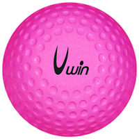 Uwin balle de hockey dimple rose 23 cm - balle d'entraînement hockey sur gazon