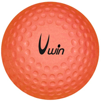 Uwin balle de hockey dimple orange - balle d'entraînement toutes surfaces