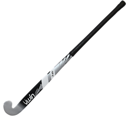 Uwin crosse de hockey TS-X argent métallique noir 36,5 pouces grip
