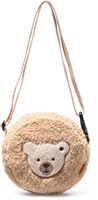 Steiff sac bandoulière en peluche avec pouet - beige - 17 cm - sac enfant-3