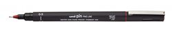 Uni-ball Fineliner 0,5 mm Rouge - Stylo pour Dessin et Écriture