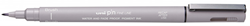 Uni-ball Fineliner Brush Pen Gris Clair - Dessin et Lettrage
