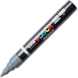 Posca brushmarker gris - feutre pinceau créatif pour artistes