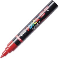 Posca brushmarker rouge - marqueur créatif pour artistes et amateurs