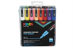 Posca marqueurs peinture - set de 16 couleurs - stylos créatifs toutes surfaces