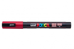 Posca marqueur peinture rouge foncé pour dessin et peinture créative