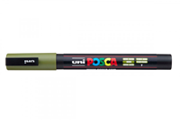 Posca marqueur peinture PC-3M kaki pour dessin et peinture créatifs