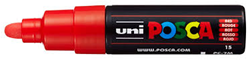Posca marqueur peinture PC7M rouge large à base d'eau créatif