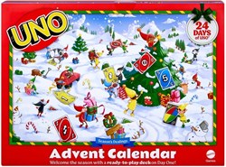 Mattel calendrier de l'Avent UNO jeu de cartes pour enfants et famille