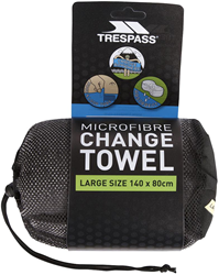 Trespass serviette microfibre Transfix - Storm Grey - séchage rapide sport
